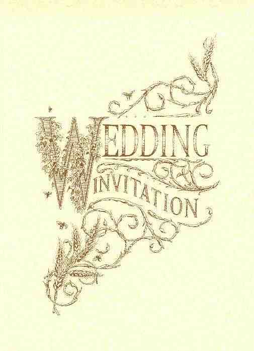 Victorian wedding invitations and stationery for brides